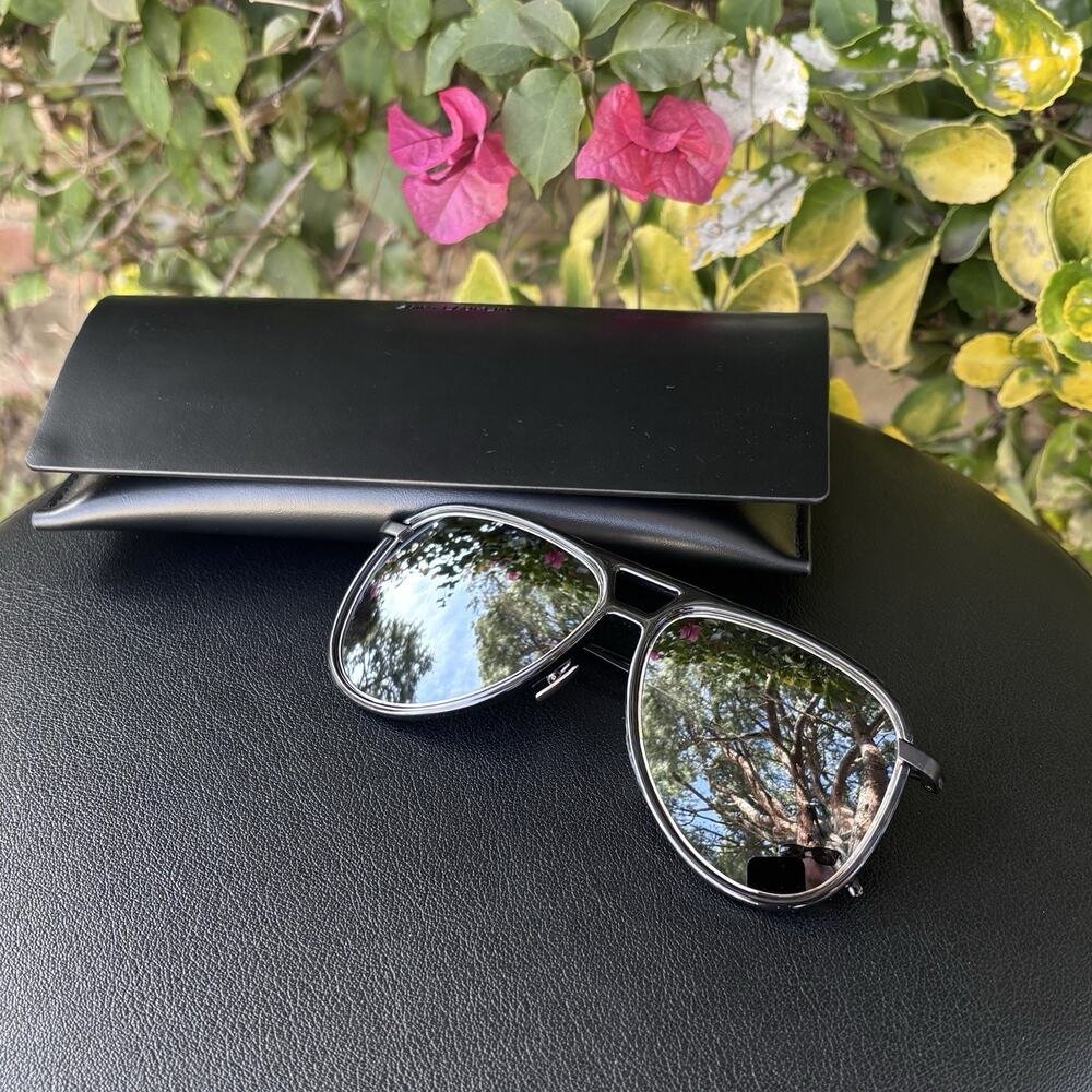 NEW SAINT LAURENT Classic 11 RIM 002 Aviator Unisex Sunglasses Black